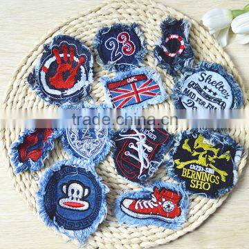 Embroidered Patches Logo Custom Diy Decorative Sew on Embroidery Patches for Clothing photo-3