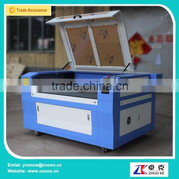 80W blue and white 1290 laser machine with CO2 laser tube double platform 1200*900mm