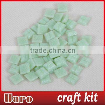 3/8'' Medium Green Vitreous tile Mini Mosaic