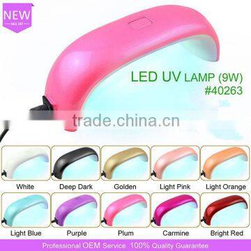 2016 Newest Design 9W Mini CCFL+LED UV Lamp Nail Dryer for Nails Art Curing Gel