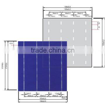 156x156 4BB solar cells Taiwan poly solar cells