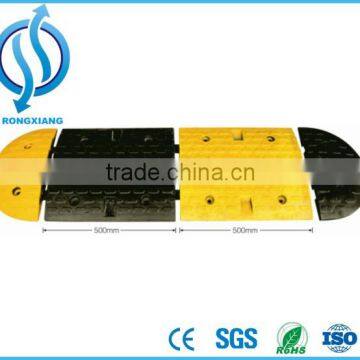 China Wholesale Portable Rubber Speed Bumps / Rubber Speed Hump / Road Speed Ramp