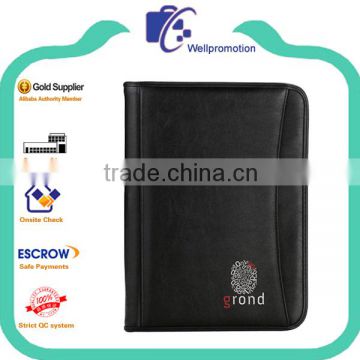 a5 no ring binder file holder with pu leather