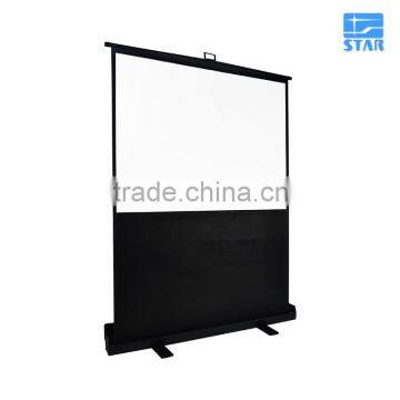 60 Inch 16:9 Floor Pull-up Projection Screen, Portable Projection Screens Easy Carry photo-5