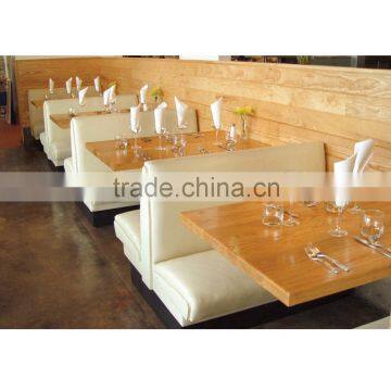 2 person seating booth table and chair for coffee shop YR7026