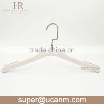 white flat ashtree wood hanger for clothes