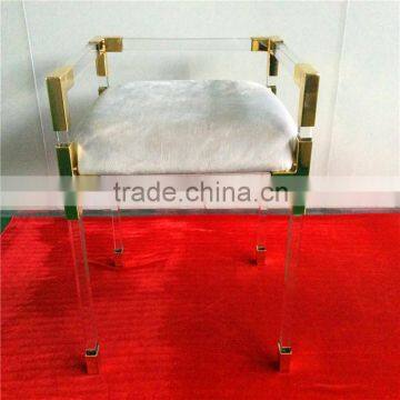 Lucite colored acrylic counter stools