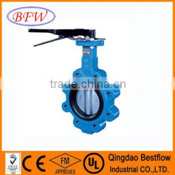 ANSI cast iron lug type butterfly valve