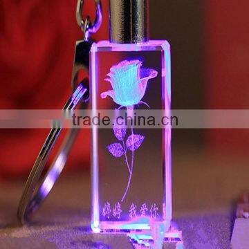 Crystal LED Key Chain