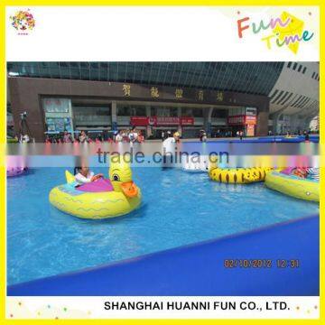 2015 Motorized Cartoon Tube Kids Electric Bumper Boat for Pool Price photo-6
