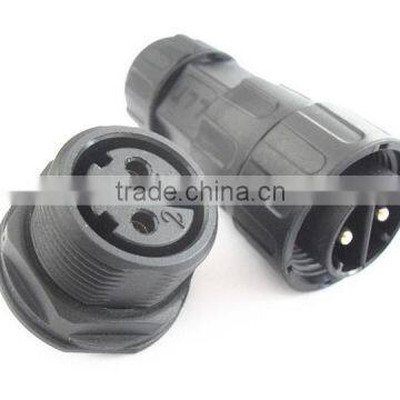 LLT M25 2 pole plug connectors