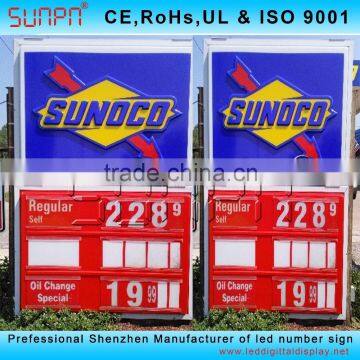 Hot selling for USA popular Led Gas Price Sign /USA Diesel Gas Station Screen/ Led Outdoor Gas Price Sign Board