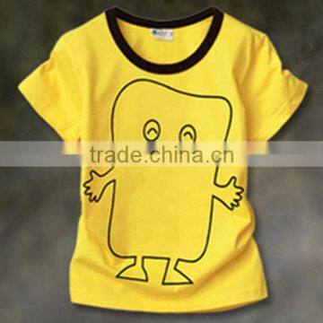 kids cartoon t shirt fashion tee shirts wholesale 100 cotton fabric t shirt for children