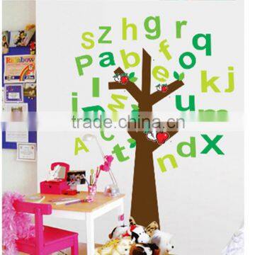 Family Tree decor kids DIY vinyl alphabet wall stickers