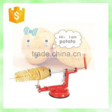 2016 wholesale manual spiral vegetable & potato slicer