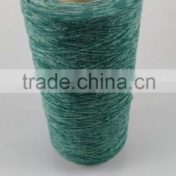 Green Colour Chenille Yarn for Weaving photo-2