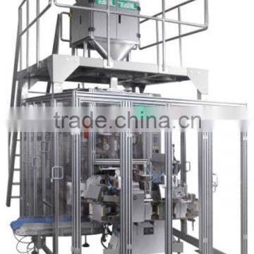 vacuum material-elevating filling sealing packaging machine for coffee and other powder