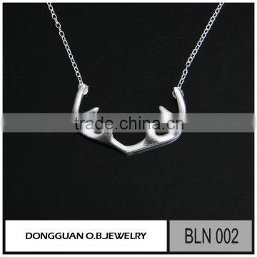 925 sterling silver jewelry rhodium Matte necklace in China