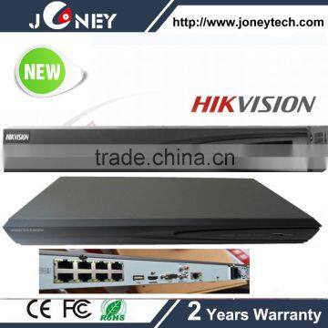 DS-7608NI-E2/8POE Ports HIKVISION ip network video recorder Support 2xSATA HDD