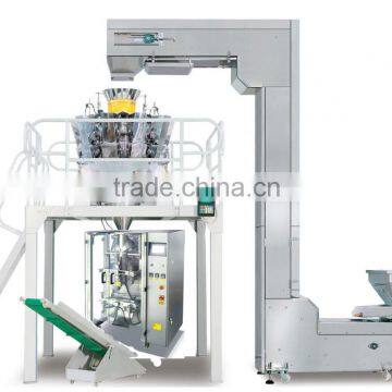 Automatic bagging machine with multihead weigher, bagging machine with scale, bagger with 10 head weigher