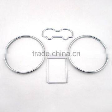 Chrome Dial Ring Surrounds for vw Golf Mk4 Parts photo-2