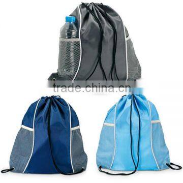Wholesale Custom Polyester Fabric Drawstring Bag,basketball Rope Bag,drawstring Backpack