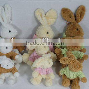 Cute plush animal easter rabbit