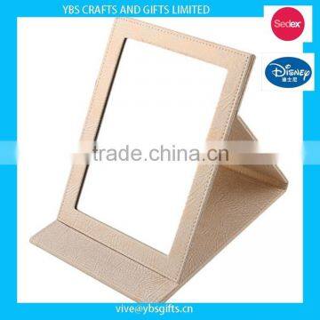 PU Foldabled Standing Desk Makeup Mirror