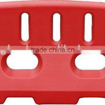 38kg Water filled red plastic barrier supplier