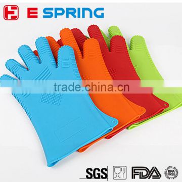 Heat Resistant Silicone finger Glove Cooking Baking BBQ Oven Pot Holder Mitt