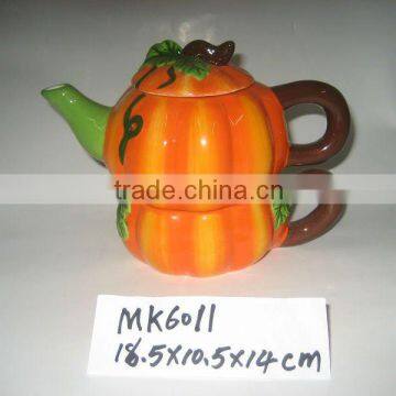 pumpkin teapot