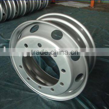 22.5x7.50 Tubeless steel wheel for export