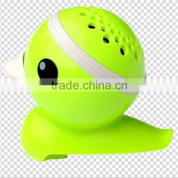 Little Duck Shape Design Mini Speaker Audio Dock for Iphone Ipod and All 3.5mm Audio Output Devices photo-3