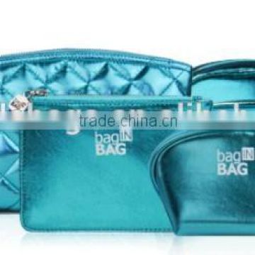 pu cosmetic bag set, cheap cosmetic bag