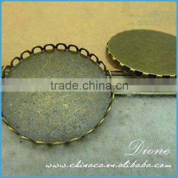 Wholesale Blank Pendant Settings Cameo,Antique Bronze Cabochon Setting Pendant