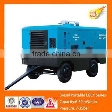 33M3/MIN 3.5MPA KAISHAN LGCY-33/35 diesel mobile screw air compressor from China,air compressor screw