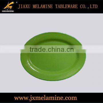 12" melamine ware oval plate