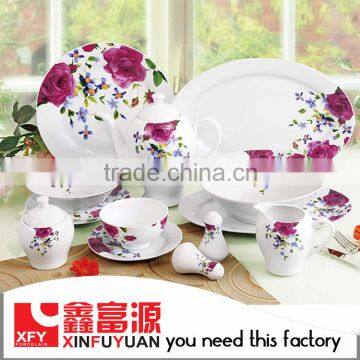 christmas porcelain dinner set, fine porcelain dinner set