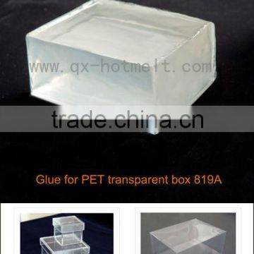 PET Transparent Plastic Box Adhesive