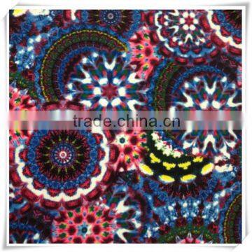 Scuba printed knitting fabric