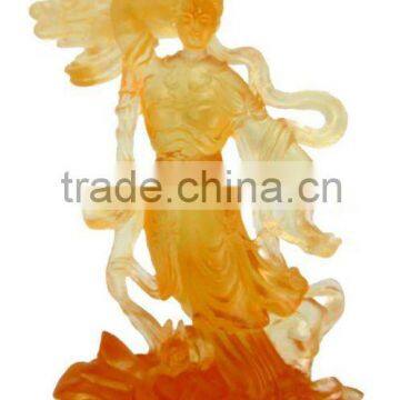 European glass lady figurines