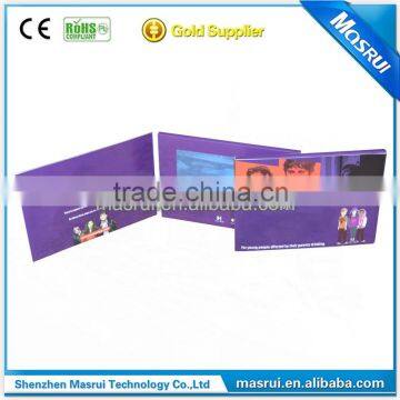 Shenzhen Manufacture Business Gift Use LCD Video Greeting Card