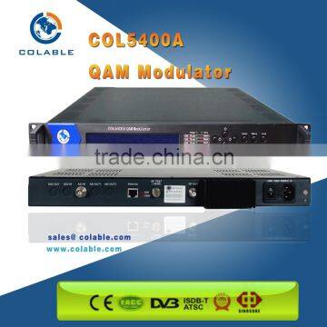 Digital catv modulator single qam channel DVB-C rf modulator for catv system COL5400A