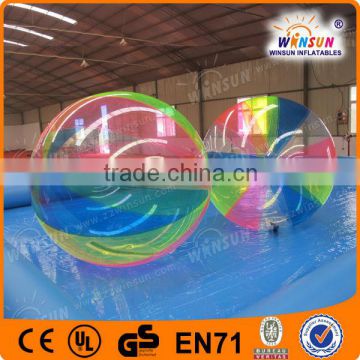 Funny water human ball,colored hard cheap human plastic ball