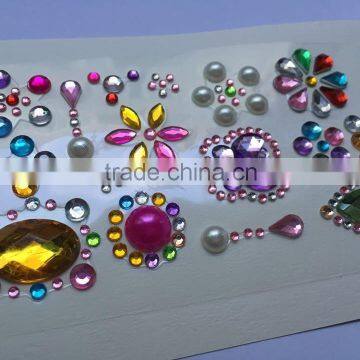 Rhinestone Strass Bling Rhinestone Cellphone Car Decoration Sticker photo-3