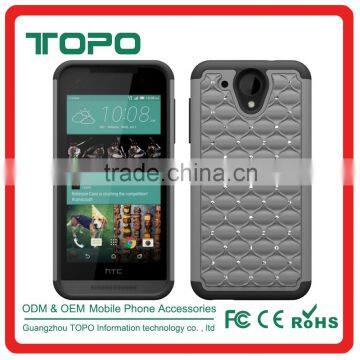 Detachable PC Silicon Combo sky star Diamond crystal star for HTC desire 520