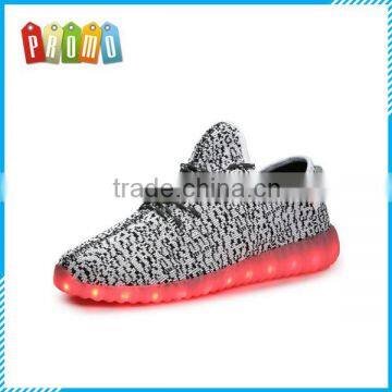 USB charge unisex sneaker led lighting shoes