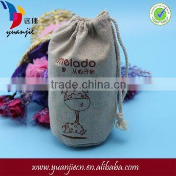 Durable hot sell slogan jute pouch