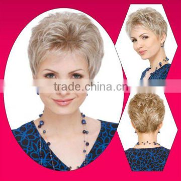 Top quality Brazilian short hair wig made in machine