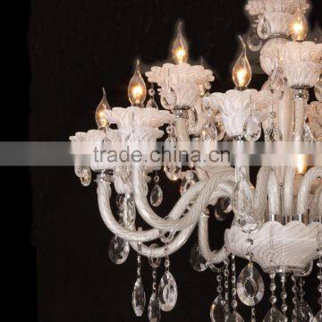 White Glass Home Decoration Chandeliers photo-2
